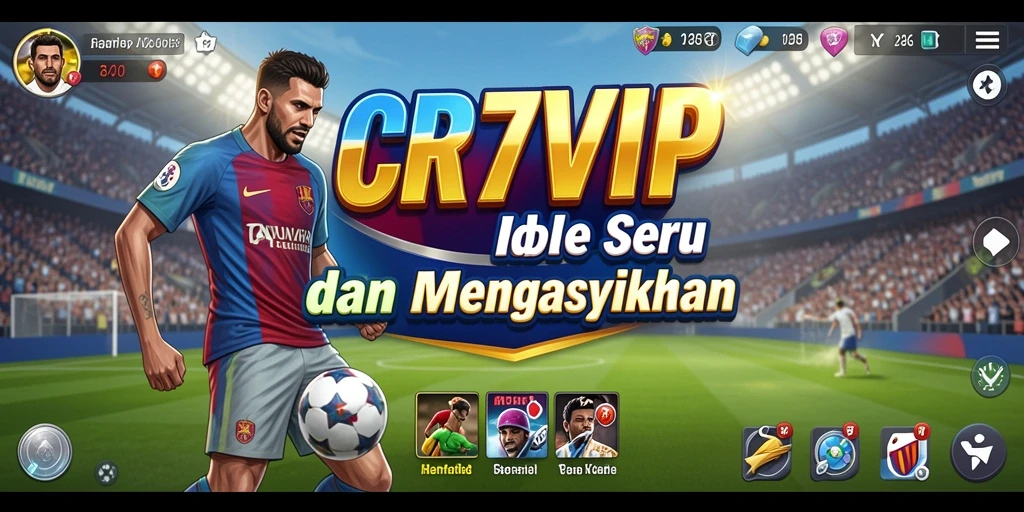 Tampilan gameplay menarik dari <strong>CR7VIP</strong> yang penuh aktivitas Idle.