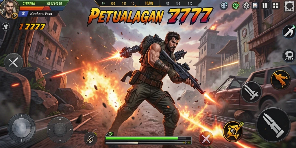 Tangkapan layar gameplay menegangkan dari JELAS777.