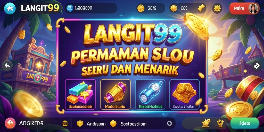 Tampilan permainan slot yang seru dan grafis menarik.