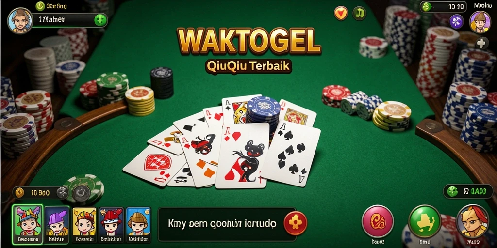 Screenshot gameplay QiuQiu WAKTOGEL menunjukkan aksi mendebarkan.